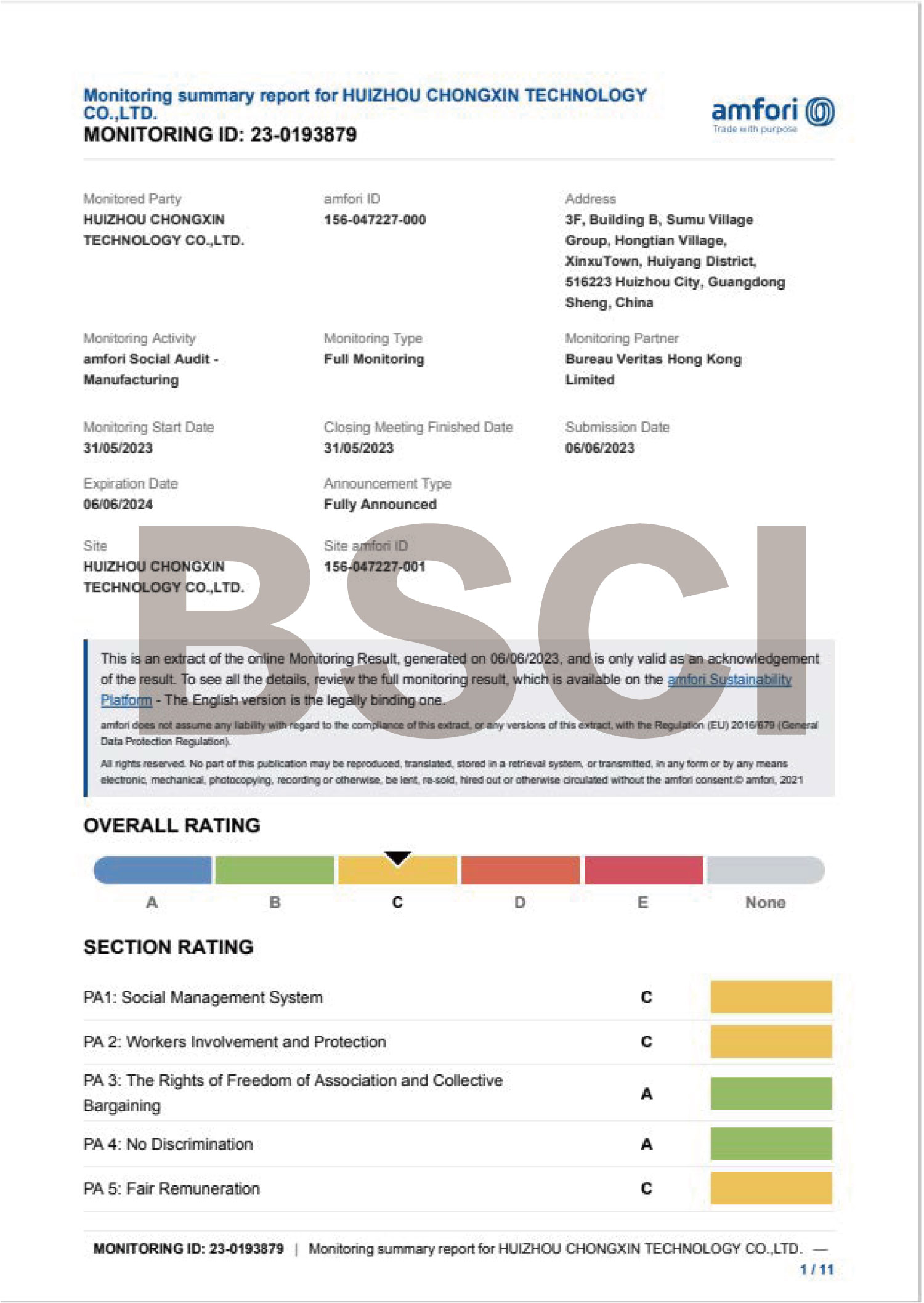 BSCI Home