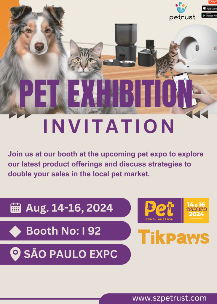 SZpetrust exhibition of Discover Innovative Pet Care Product with SZpetrust®️ at Pet South America 2024 SZpetrust exhibition Discover Innovative Pet Care Product with SZpetrust®️ at Pet South America 2024